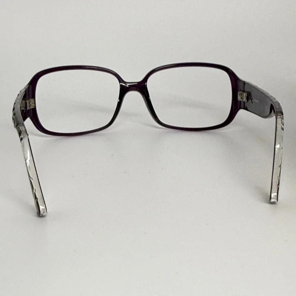 Coach Purple Eyeglasses Frames Signature C Logo‎ Rectangular 22163 120